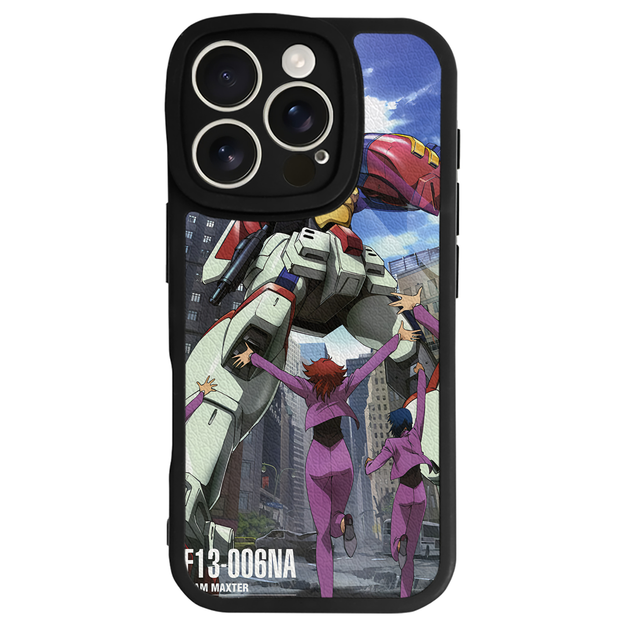 （画像用） 機動戦士ガンダム Mobile Suit Gundam 【iPhone 16シリーズ対応】シリコンスマホケース（レザー調） 材質：シリコン